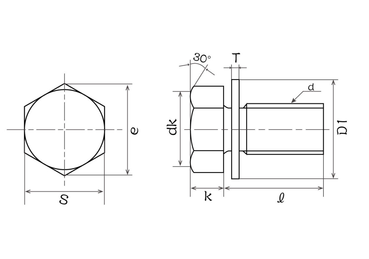 六角ボルト トリーマ P=1・P=2・P=3・P=4 | ねじ販売商社のオノウエ